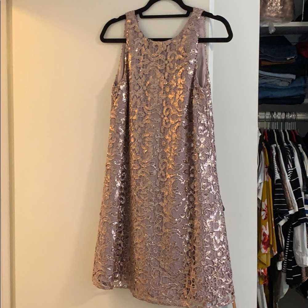 Badgley Mischka Sequined Dress. New With Tags.